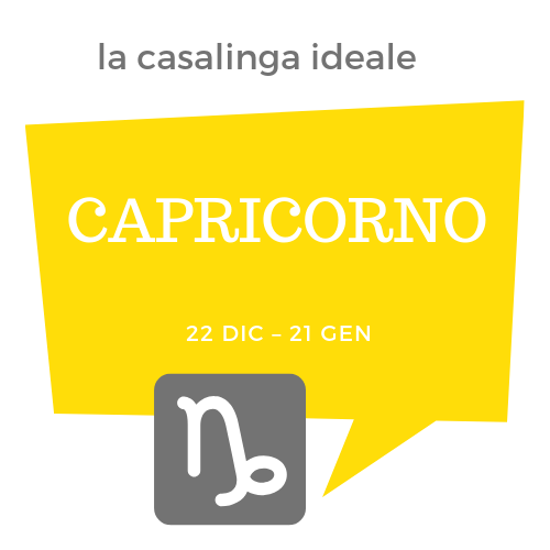 capricorno segno casalingo